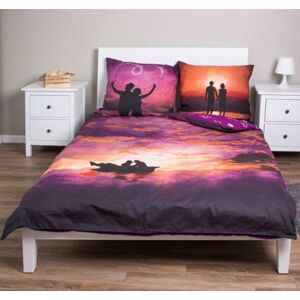 Bavlnená posteľná bielizeň Amore 004 - 160x200 cm