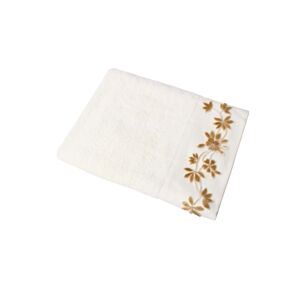 Bavlnený uterák Bambu Flower 50x90 cm biely