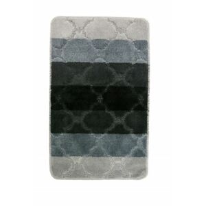 Koupelnový koberec BARI 80x50 cm šedý/černý