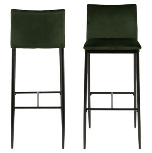 Barová stolička Demina zelená