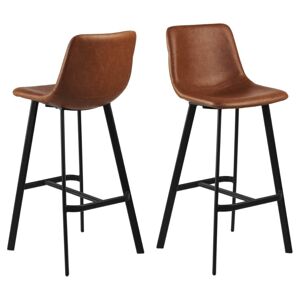 Barová stolička Oregon 103 cm brandy hnedá