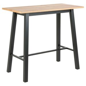 Barový stôl Chara divoký dub/čierna
