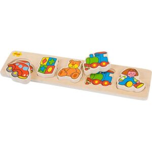 Dřevěné vkládací puzzle - hračky