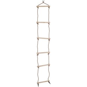 Dřevěný provazový žebřík POLANĚ hnědý