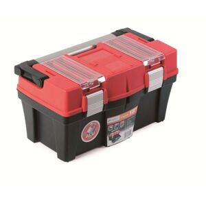 Kufr na nářadí TOPAPP PLUS 45,8x25,7x24,5 cm černo-červený 