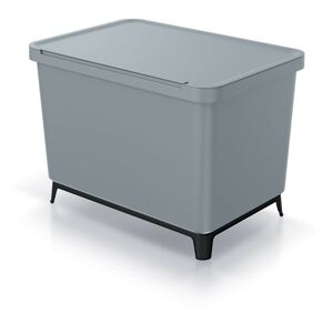 Odpadkový koš SYSTEMO 4x10 L šedý