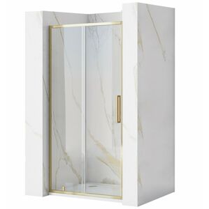 Posuvné sprchové dvere Rea Rapid 100 zlaté