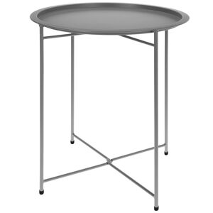 Skládací zahradní stolek VASSO šedý