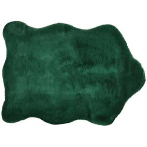 Kusový koberec s krátkým vlasem OSLO 60 x 85 cm - tmavě zelený