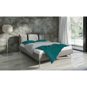 Bavlnená posteľná bielizeň Clarity 160x200 cm morská zelená