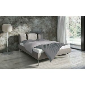 Bavlnená posteľná bielizeň Clarity 200x220 cm sivá