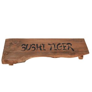 Dřevěný tác na nožkách Sushi Tiger
