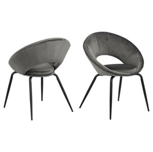 Designová židle Julia šedá
