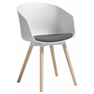 Designová židle Moon II bílá