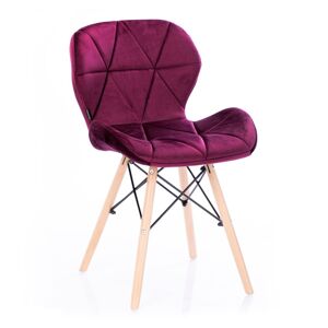Designová židle Silla bordó
