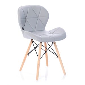Designová židle Silla II šedá