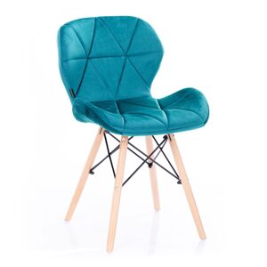 Designová židle Silla nebesky modrá