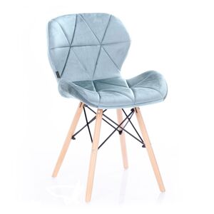 Designová židle Silla stříbrná