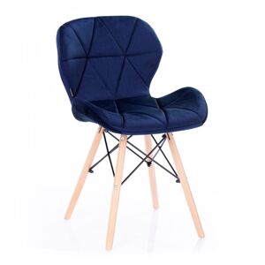 Designová židle Silla tmavě modrá