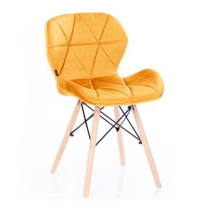Designová židle Silla žlutá