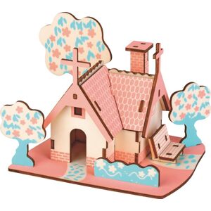 Dřevěné 3D puzzle Americká chata