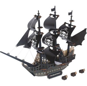 Dřevěné 3D puzzle Woodcraft: Pirátská loď Černá perla