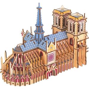 Dřevěné 3D puzzle Katedrála Notre-Dame