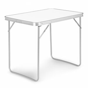 Campingový rozkládací stůl Tena I 80x60 cm bílý