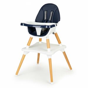 Dětská jídelní židlička 2v1 Alva EcoToys modrá 