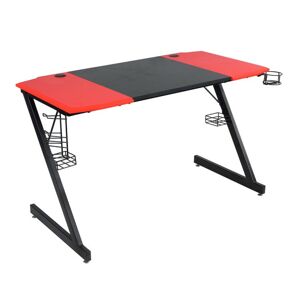Herní stůl Jade ModernHome 120 cm černý/červený
