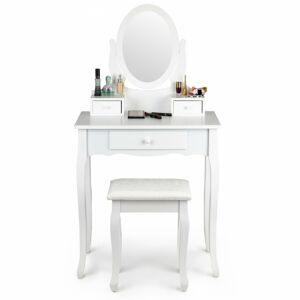 Toaletní stolek Sarah bílý