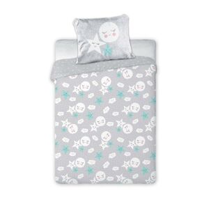 Detská bavlnená posteľná bielizeň Hvězdy 001 - 100x135 cm