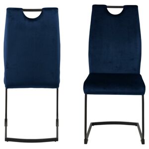 Jídelní židle Ulla tmavě modrá