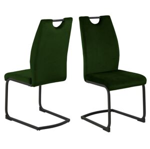 Jídelní židle Ulla tmavě zelená