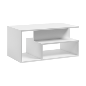 Konferenční stolek Leka 90x51 cm bílý