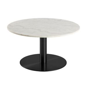 Konferenční stolek Corby bílý mramor/černý