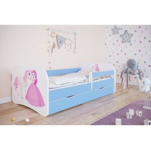 Dětská postel Babydreams princezna a poník modrá