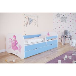Dětská postel Babydreams princezna na koni modrá