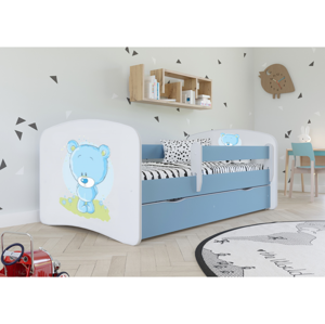 Dětská postel Babydreams medvídek modrá