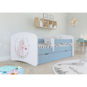Dětská postel Babydreams kůň modrá