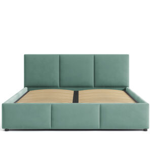 Čalouněná postel Nela 140x200 světle zelená