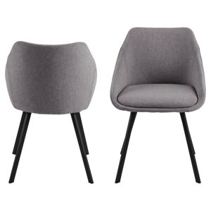 Designová stolička Nils II sivá