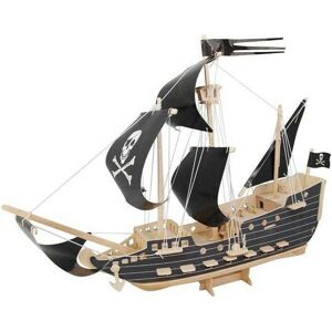 Dřevěné 3D puzzle Pirátská loď