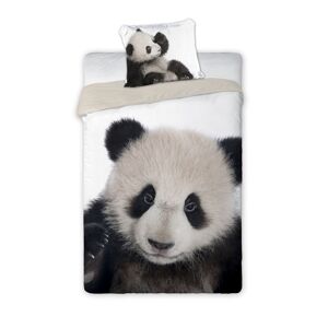 Bavlnená posteľná bielizeň Wild Panda 160x200 cm