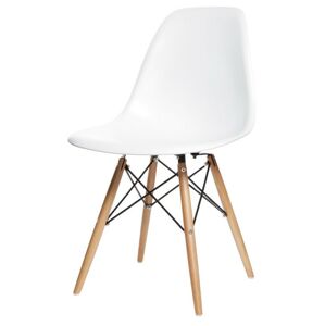 Jídelní židle Modern set 4 kusů bílá