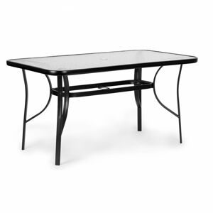 Zahradní stůl WAVE 140x80 cm černý