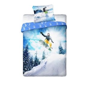 Bavlněné povlečení Sportivo Snowboard 003 - 140x200 cm