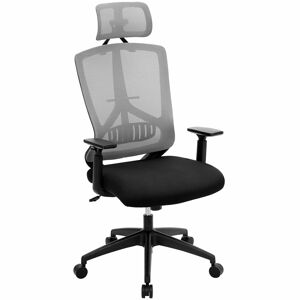 Kancelárska stolička Issechee čierno-sivá