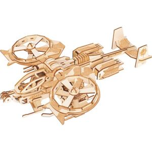 Dřevěné 3D puzzle RDA bitevní vrtulník