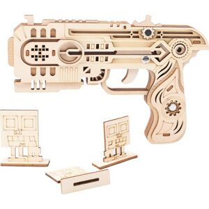 Dřevěné 3D puzzle Zbraň na gumičky Dragon Chaser